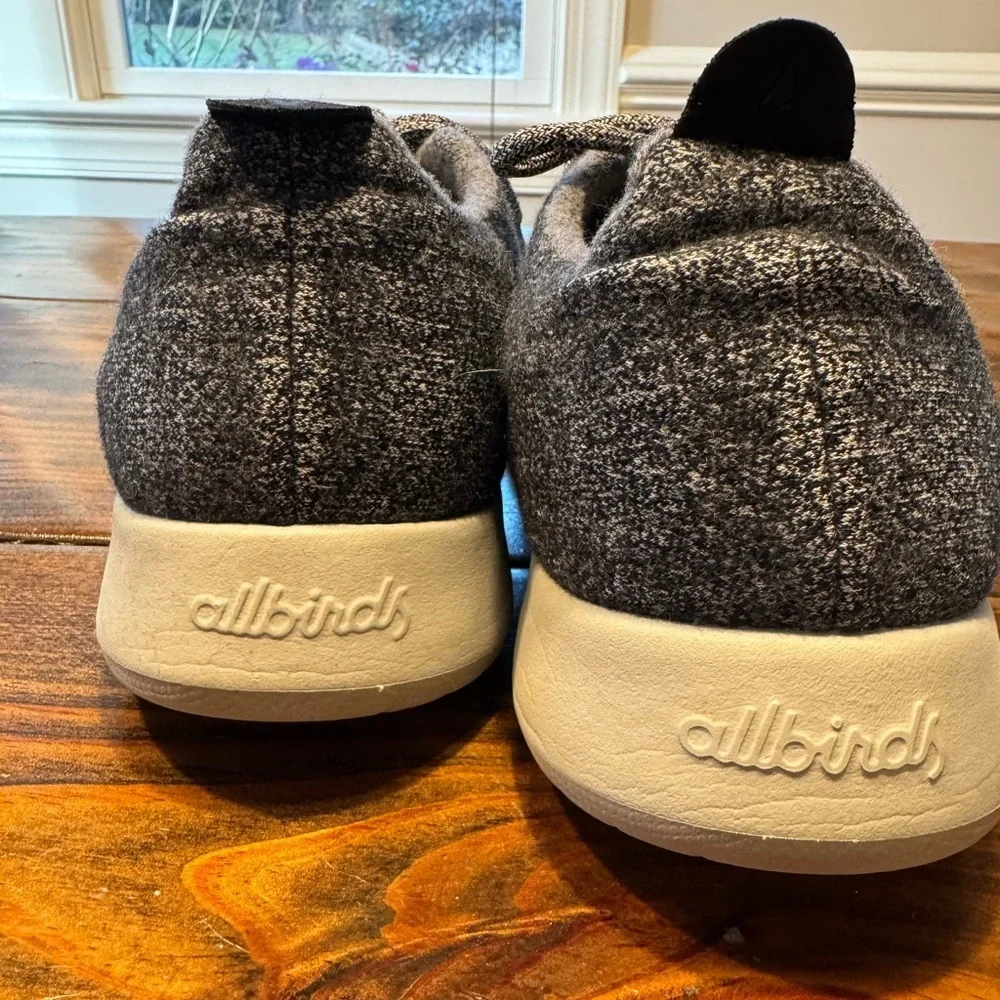 Allbirds Mens Wool Runners Natural Grey Size 12